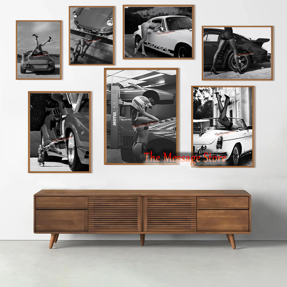 Luxury Lifestyle Homes Photos - Póster de Lona con Diseño Retro