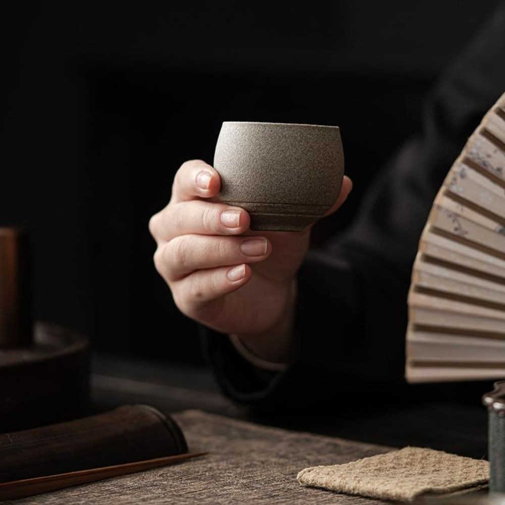 Handmade Ceramic Mug - Juego de té de Kung Fu,