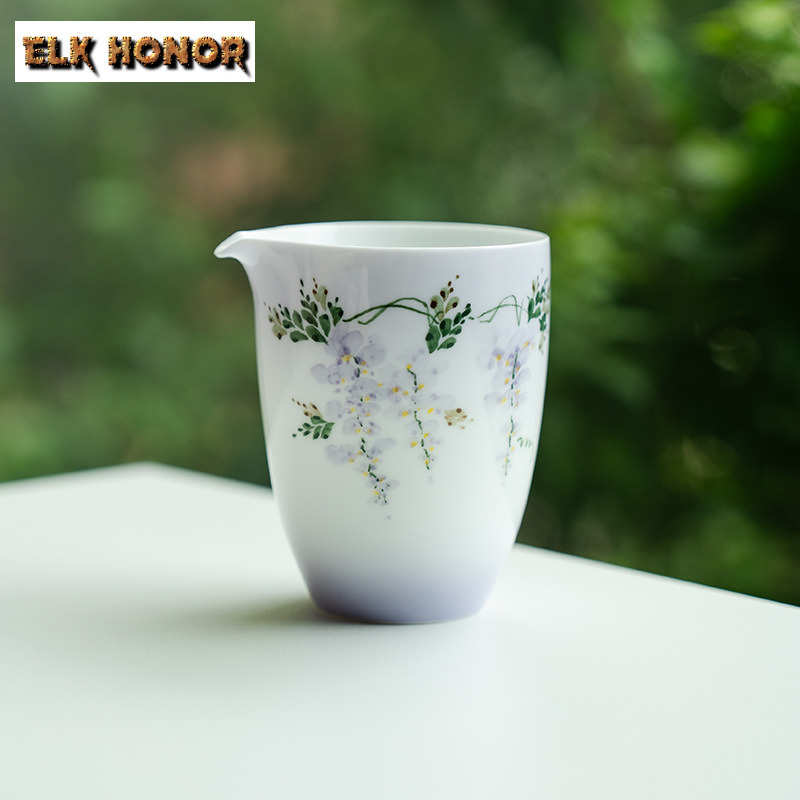 Handmade Ceramic Mug - Jarra de té Qing Lun con