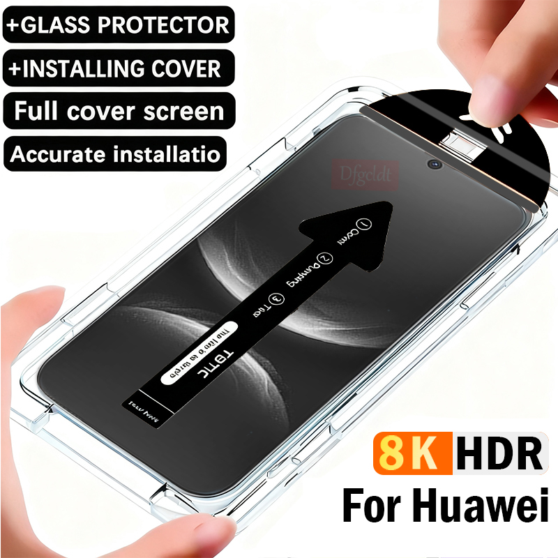 Huawei Nova 12 - Vidrio templado de instalación automática sin