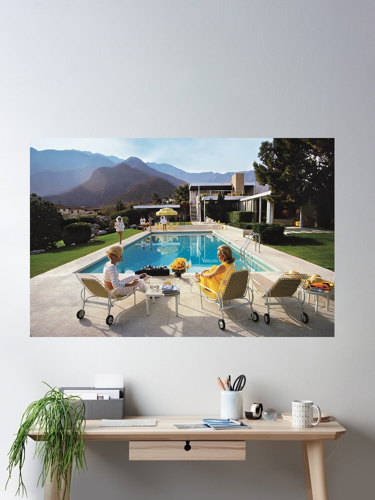 Retro Poolside Host Luxury Lif - Luxury Lifestyle Images reseña y precio