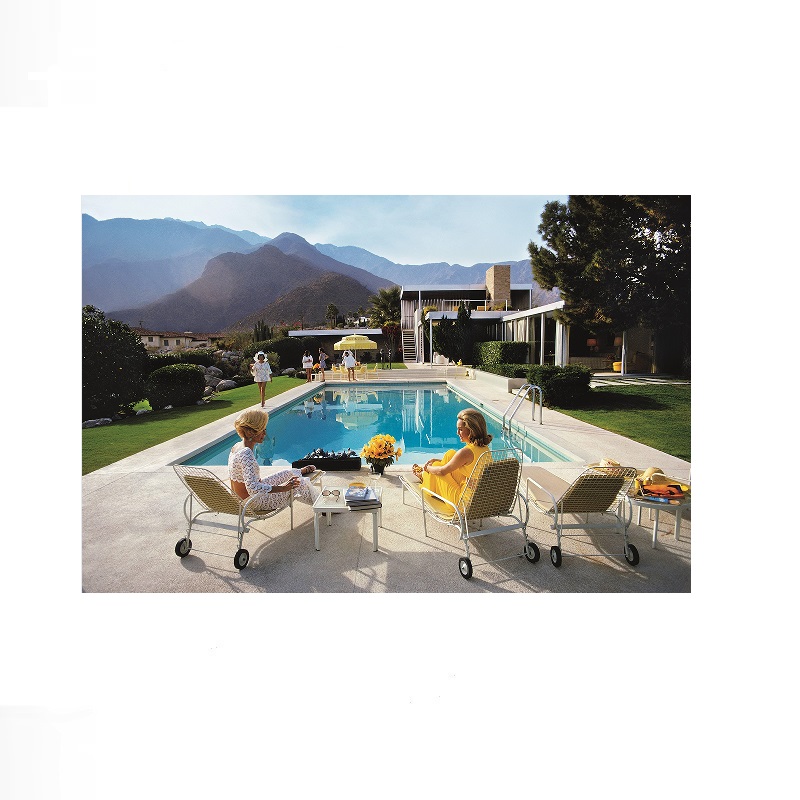 Retro Poolside Host Luxury Lif - Luxury Lifestyle Images reseña y precio