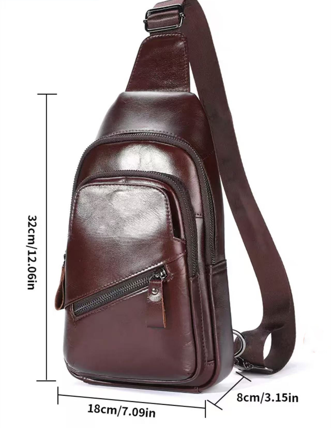 Bolso de pecho de piel de vaca - Luxury Lifestyle Pack reseña y precio