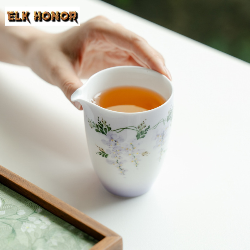 Jarra de té Qing Lun con flor  - Handmade Ceramic Mug reseña y precio