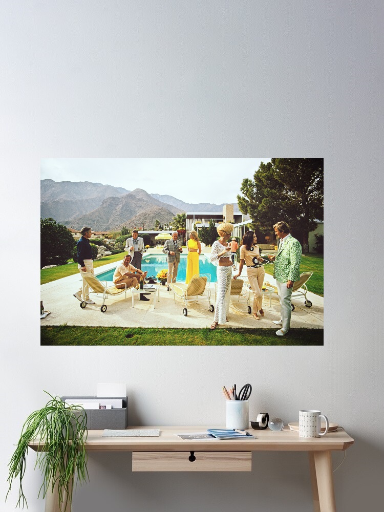 Retro Poolside Host Luxury Lif - Luxury Lifestyle Images reseña y precio