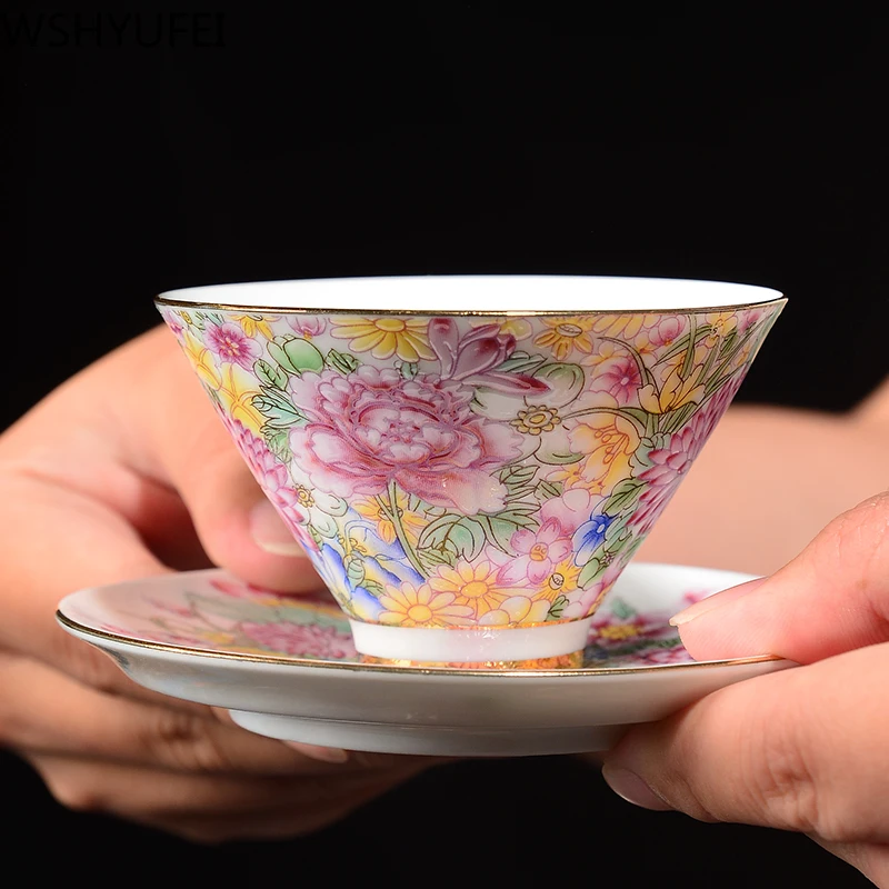 Taza de té de porcelana pintad - Handmade Ceramic Mug reseña y precio
