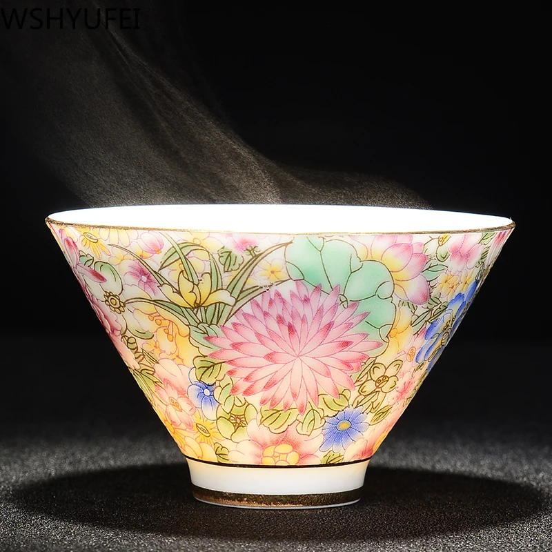 Taza de té de porcelana pintad - Handmade Ceramic Mug reseña y precio
