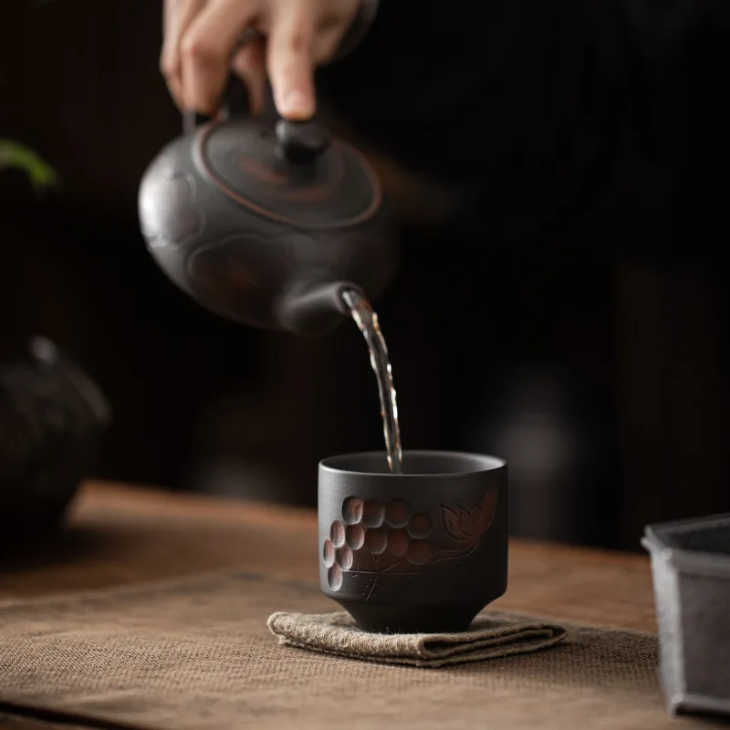 Taza de Té de Cerámica Púrpura - Handmade Ceramic Mug reseña y precio