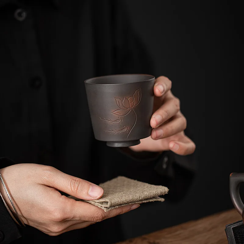 Taza de Té de Cerámica Púrpura - Handmade Ceramic Mug reseña y precio