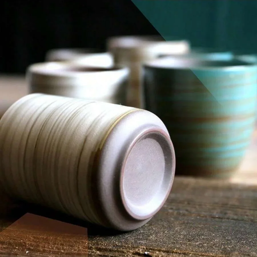 Taza de gres esmaltada craquel - Handmade Ceramic Mug reseña y precio