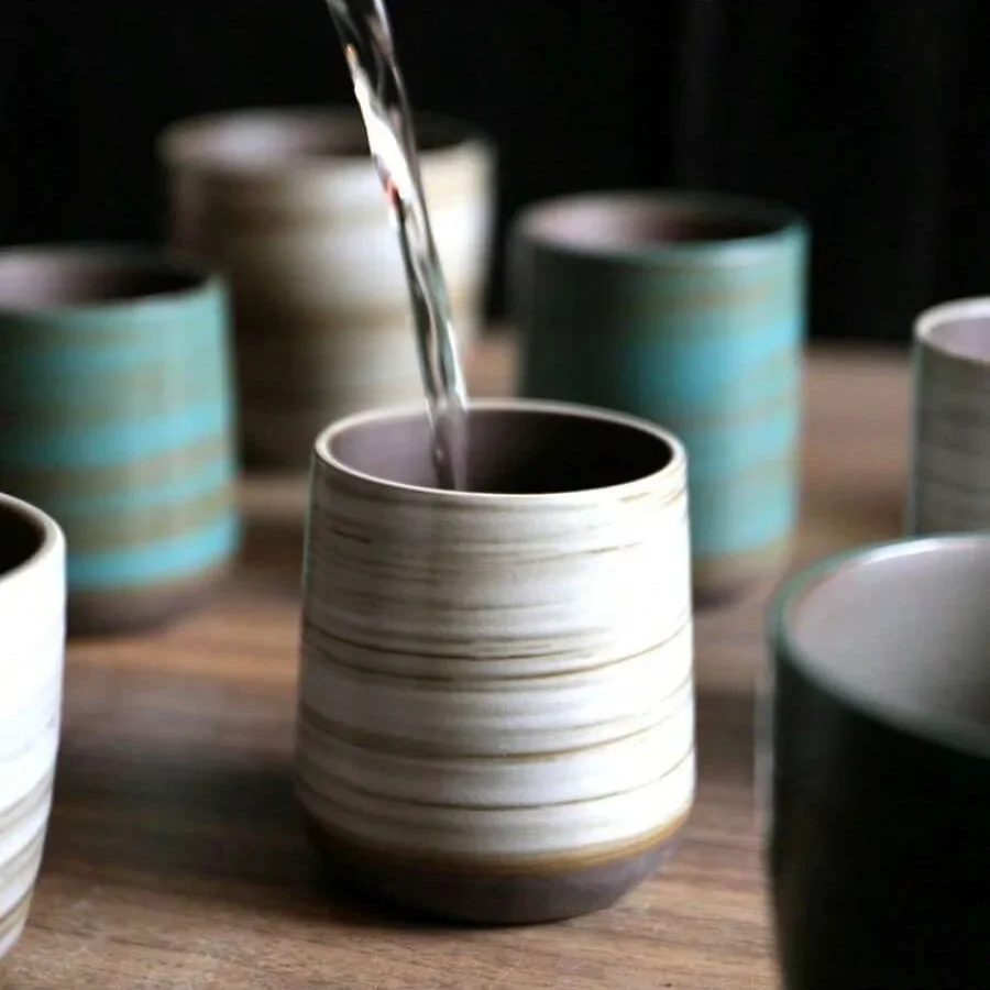 Taza de gres esmaltada craquel - Handmade Ceramic Mug reseña y precio